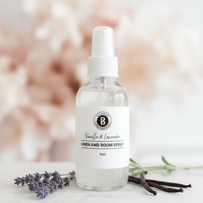 Linen and Room Spray - Vanilla and Lavender Essential Oils - Bella Botanicals