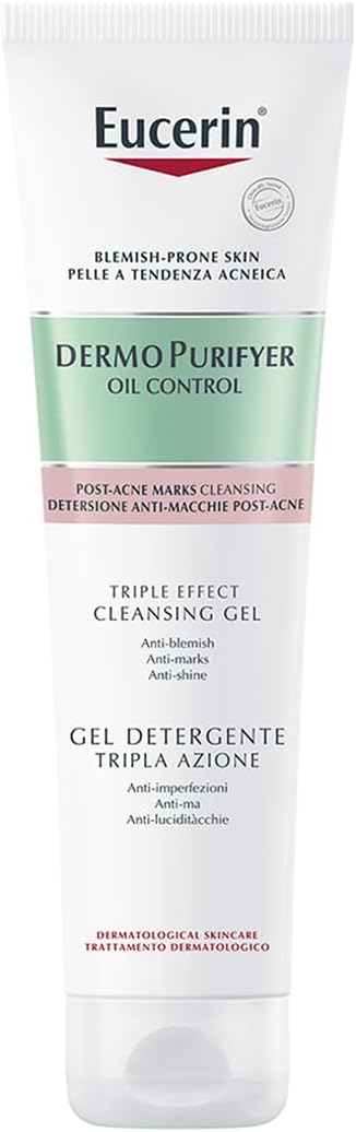 Eucerin DermoPurifyer Oil Control Triple Effect Cleansing Gel- 150ml