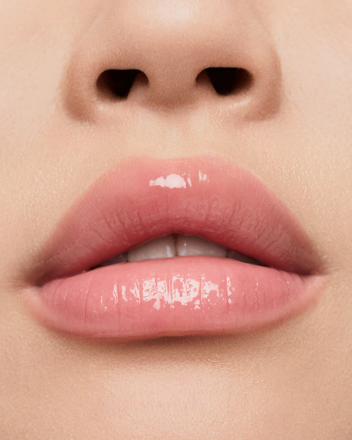 model gloria wearing fenty treatz in dragon fruit