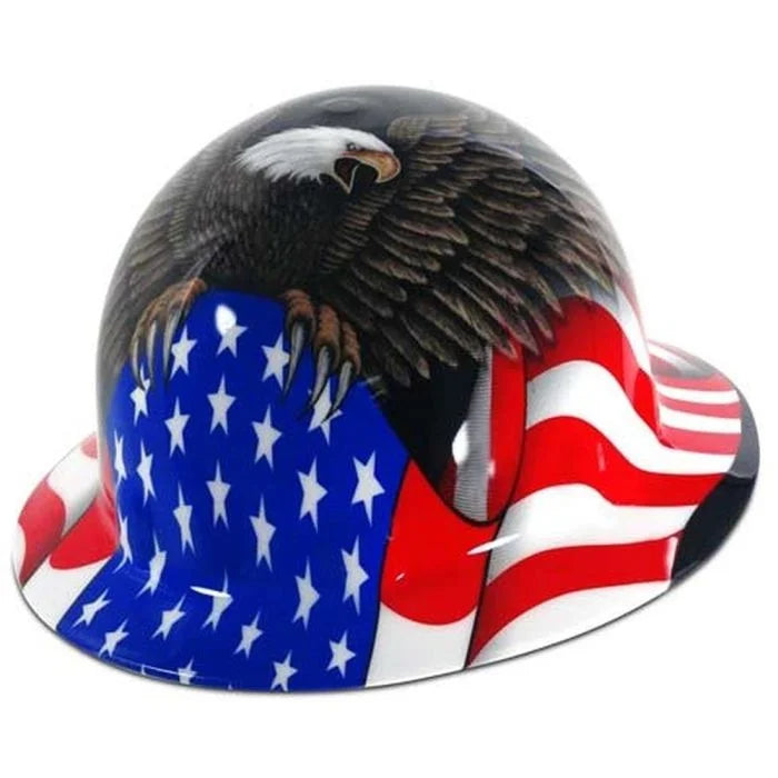 Fibre Metal Spirit Of America Full Brim Hard Hat #E1RW00A006 - Ironworkergear
