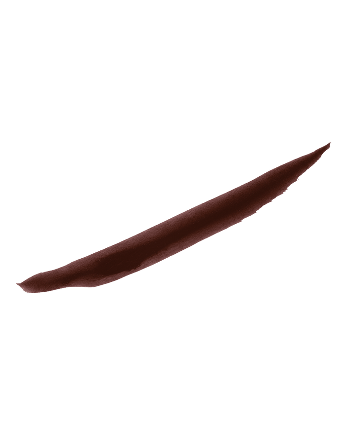 smear swipe of Fenty Beauty Flyliner Longwear Liquid Eyeliner in shade In Big Truffle