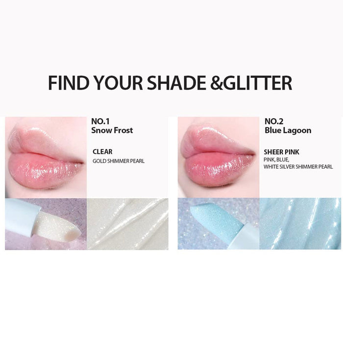 Unleashia Glacier Vegan Lip Balm Nudie Glow Australia