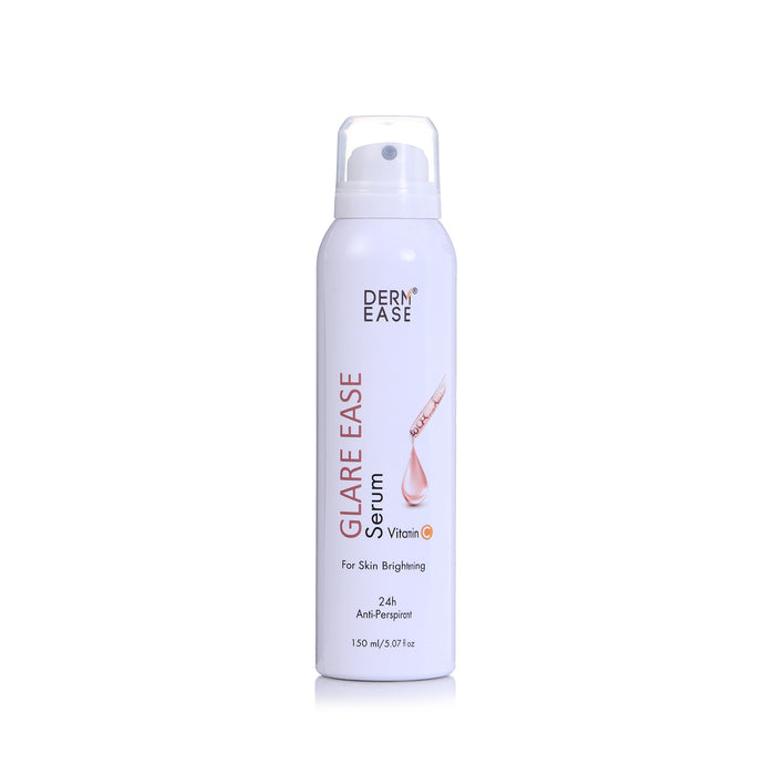 Derm Ease Glare Ease Serum bottle on a white background