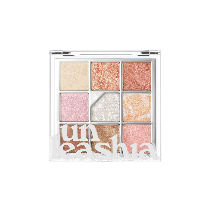 Unleashia Glitterpedia Eye Palette NO 1 ALL OF GLITTER Nudie Glow Australia