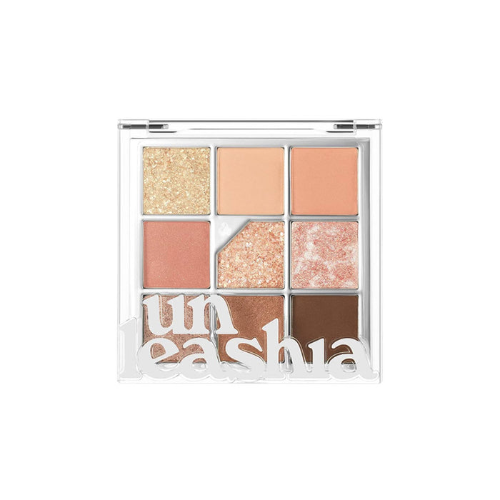 Unleashia Glitterpedia Eye Palette NO 3 ALL OF CORALPINK Nudie Glow Australia