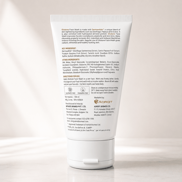 Glutone Facewash 100ml - Cosmosentials