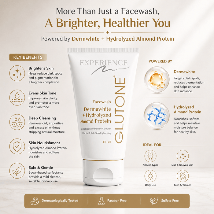 Glutone Facewash 100ml - Cosmosentials