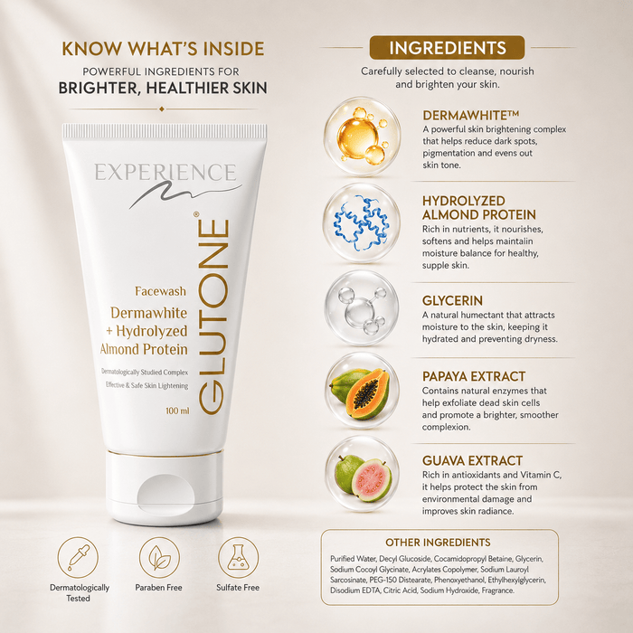 Glutone Facewash 100ml - Cosmosentials