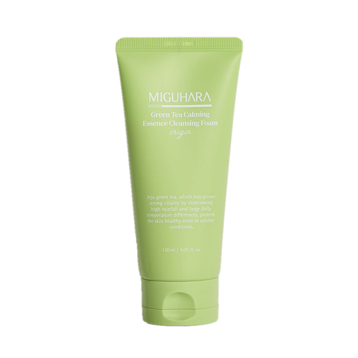 Green Tea Calming Essence Cleansing Foam Origin - Korean-Skincare