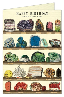 Happy Birthday Mineralogie Card