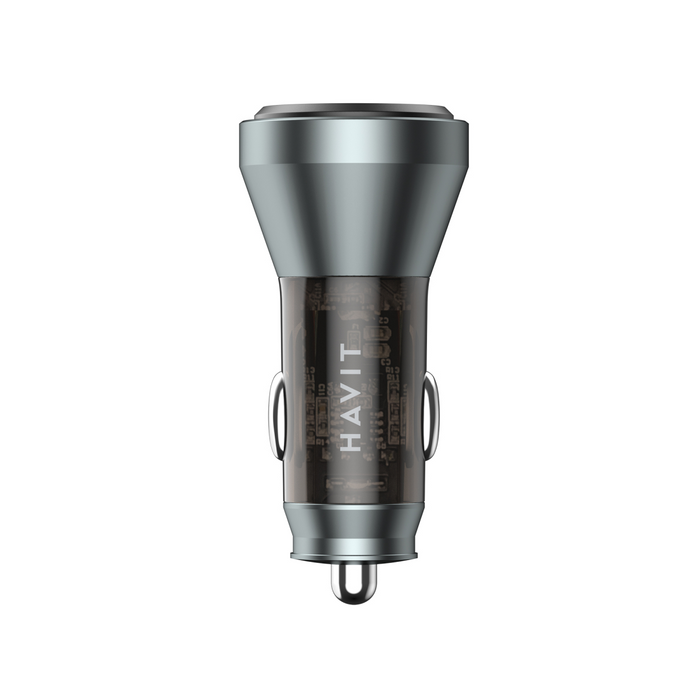 Havit 48W Car Charger with Digital Display - Office R Us Lagos