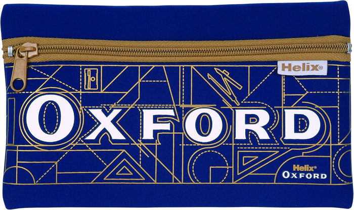 Helix Oxford Pencil Case - Blue 9" X 5" - Office R Us Lagos