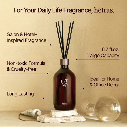 Hetras Find Nature Here Diffuser 500ml 2pk Hotel Wood