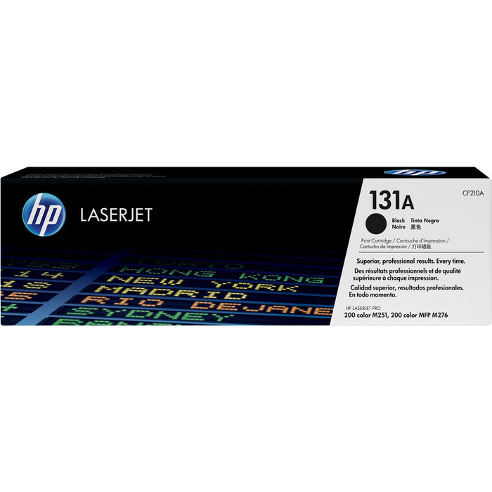 HP 131A Black Original LaserJet Toner Cartridge Page Yield 1520 P/N CF210A