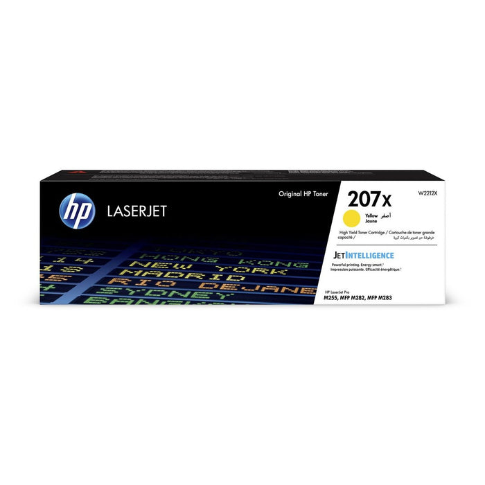 HP 207X High Yield Yellow Original LaserJet Toner Cartridge - W2212X