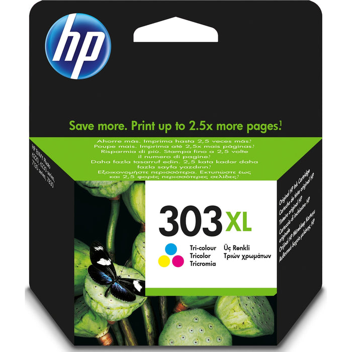 HP 303XL High Yield Colour Original Ink Cartridge -T6N03AE