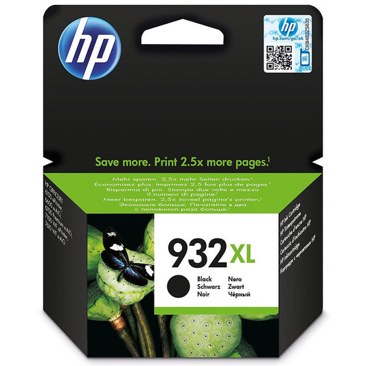 HP 932XL High Yield Black Original Ink Cartridge - CN053AE