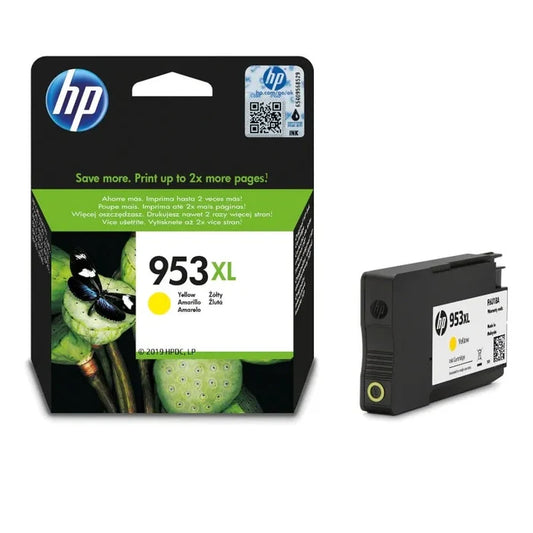HP 953XL High Yield Yellow Original Ink - F6U18AE