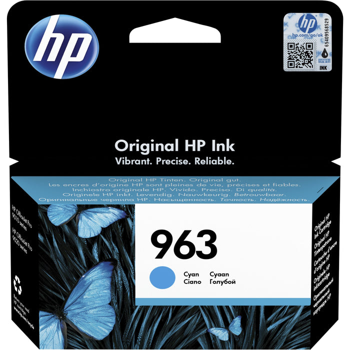 HP 963 Cyan Original Ink Cartridge - 3JA23AE