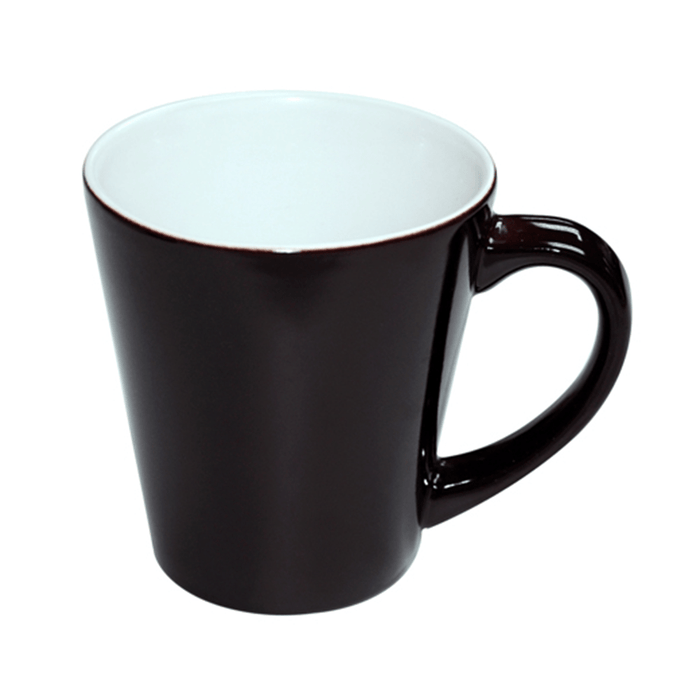HPN SubliCraft 12 oz. Glossy Color Changing Ceramic Sublimation Latte Mug - 12 per Case - HeatPressNation