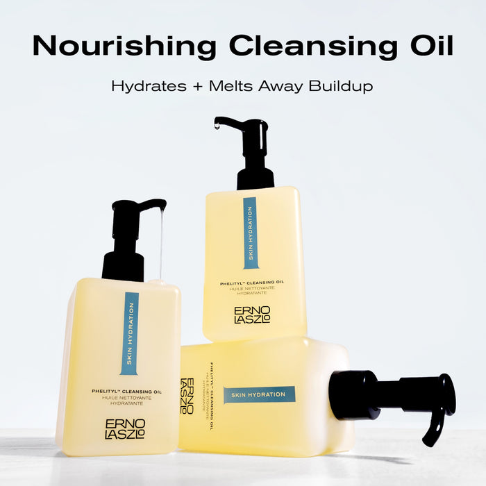 Nourishing Cleansing Oil hydrates + melts away buildup