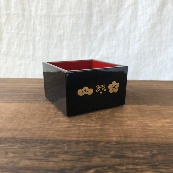 Miyama: Masu #4 Black - Shochikubai (Pine, Bamboo, Plum)