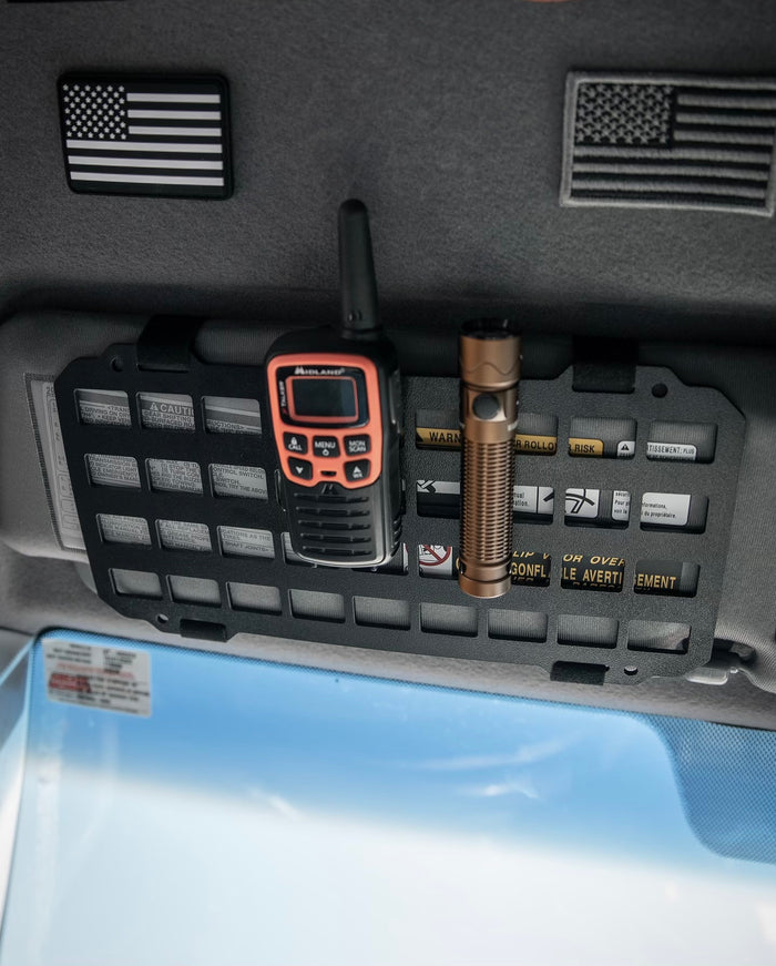 Tactical Sun Visor Molle Panel