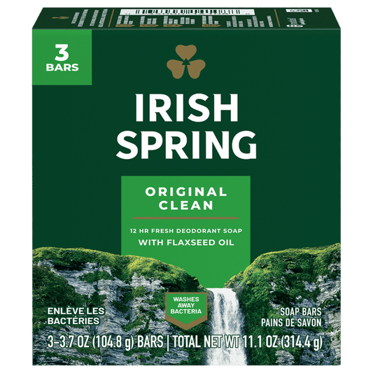 Irish Spring Original Clean Soap 3 Pack