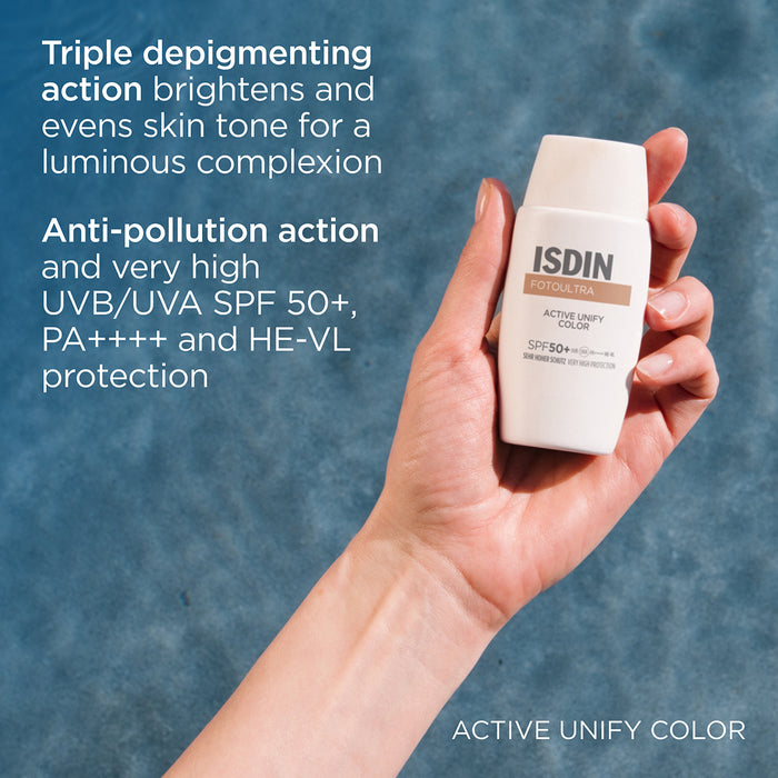ISDIN FOTOULTRA 100 ACTIVE UNIFY COLOR SPF 50+ 50 ML