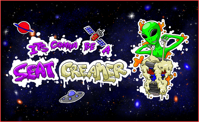 Its gonna be a SEAT CREAMER Vinyl Sticker