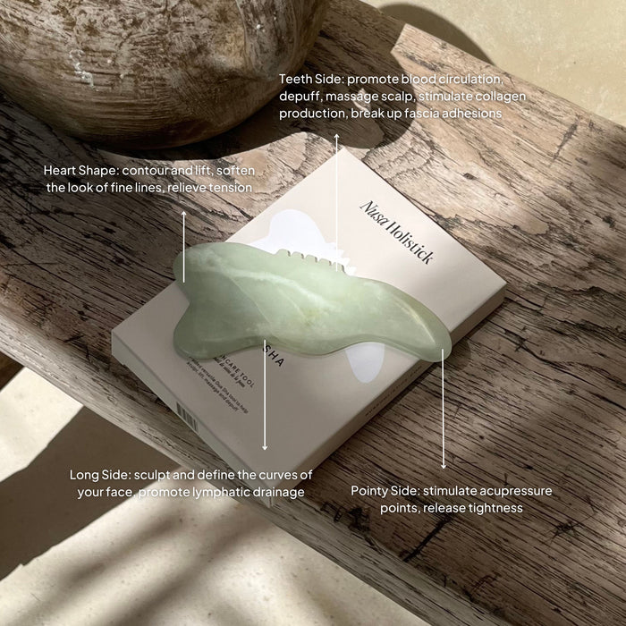 Nusa Holistick-Jade Gua Sha Tool-Skincare-NusaHolistickGuaSha3-The Detox Market |