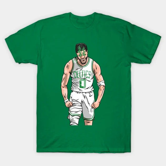 Jayson Tatum Scream!! Boston Cartoon Style T-Shirt