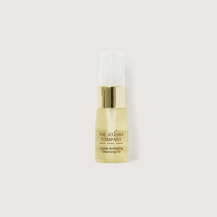 The Jojoba Company Activating Cleansing Oil 15ml skincare product on a white background