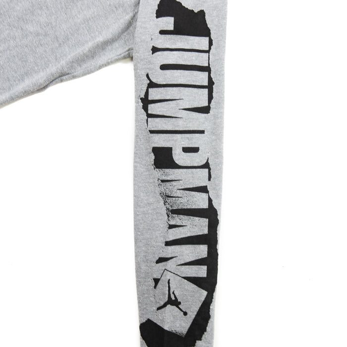 Jumpman Long-sleeve Tee (Carbon Heather/Black)