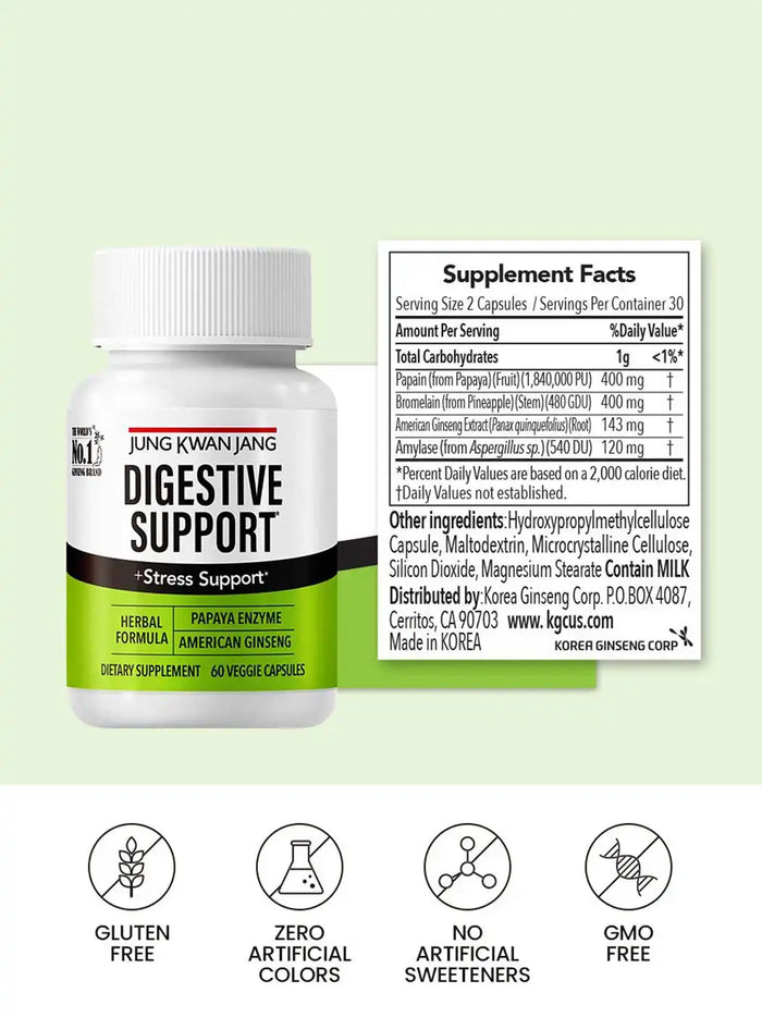 Jung Kwan Jang Digestive Support 60 Capsules