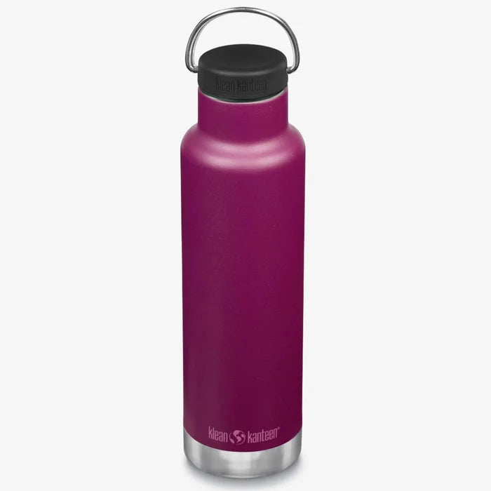 Klean Kanteen 20oz (592ml) Insulated Water Bottle with Loop Cap