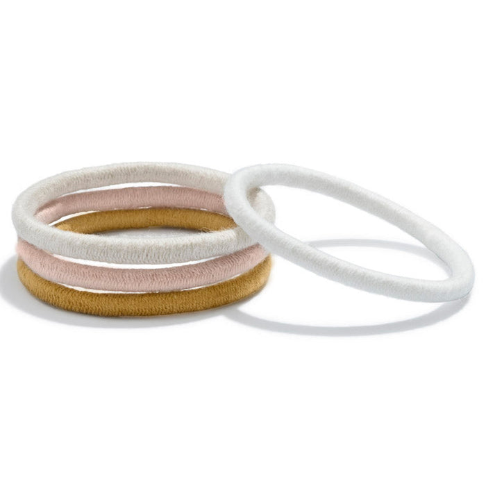 Kooshoo Round Mondo Plastic-Free Hair Ties 4 Pack