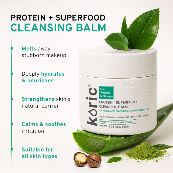 Koric Protein+ Superfood Cleansing Balm