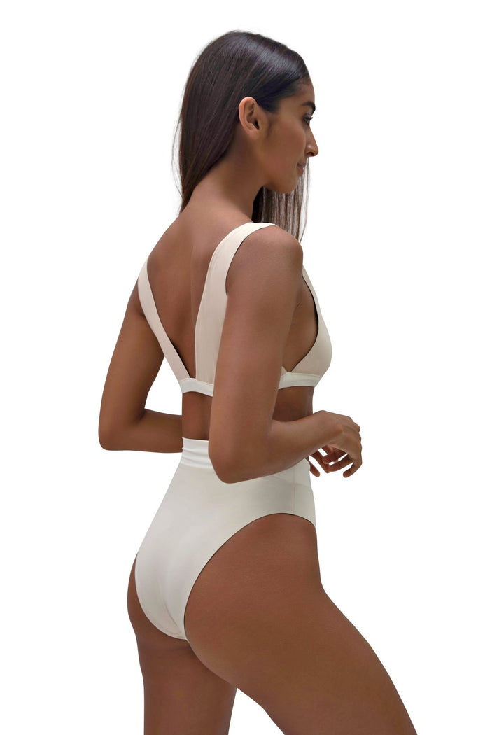 KYA Abbey Reversible Swim Top - Sage / Bone - Destination PSP