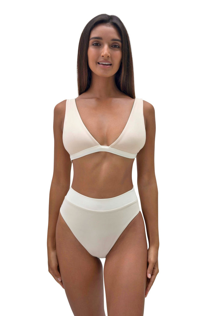 KYA Abbey Reversible Swim Top - Sage / Bone - Destination PSP