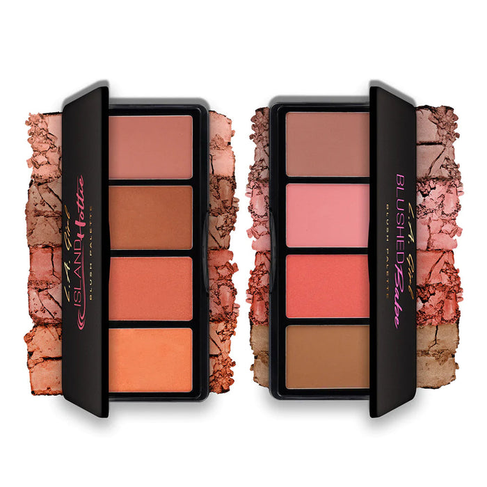 L.A. Girl Fanatic Blush Palette - Island Hottie