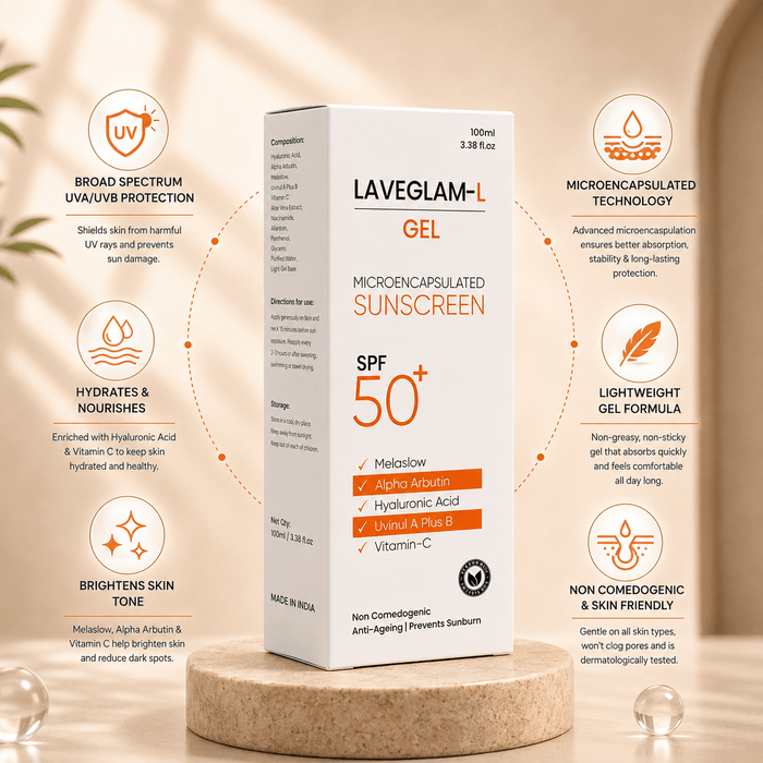 LAVEGLAM - L Sunscreen Gel SPF 50+ - Cosmosentials