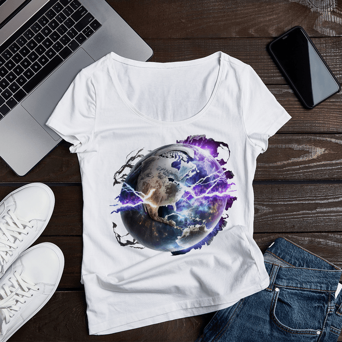 Lightning Globe Design - HeatPressNation