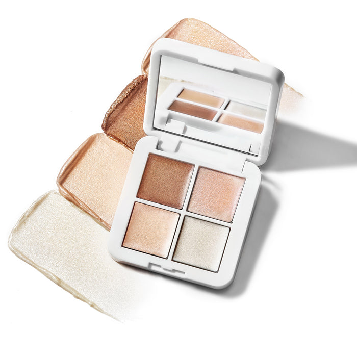 RMS Beauty-Living Luminizer Glow Quad Mini-Makeup-LLGQM-HOVER-The Detox Market |