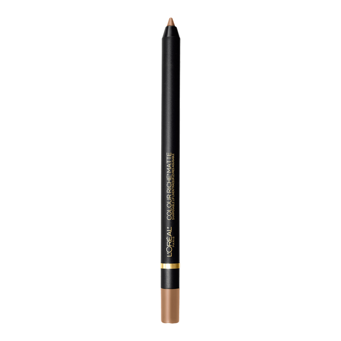 L'Oreal Colour Riche Matte Sharpenable Lip Liner 114 MATTE-ING CALL, showcasing smooth, matte texture in a precise pencil