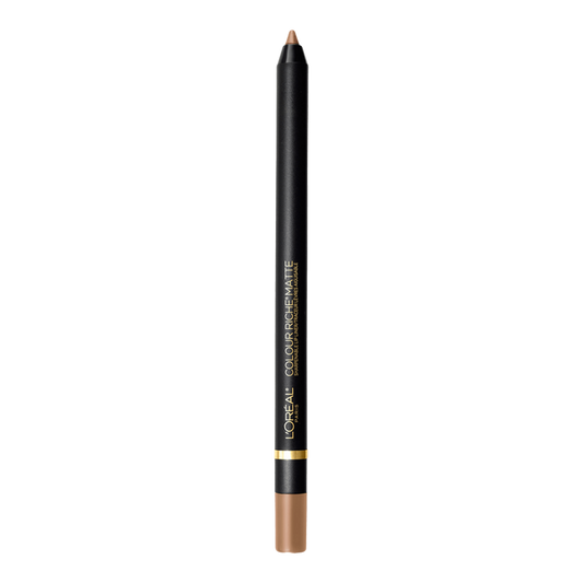 L'Oreal Colour Riche Matte Sharpenable Lip Liner 114 MATTE-ING CALL, showcasing smooth, matte texture in a precise pencil