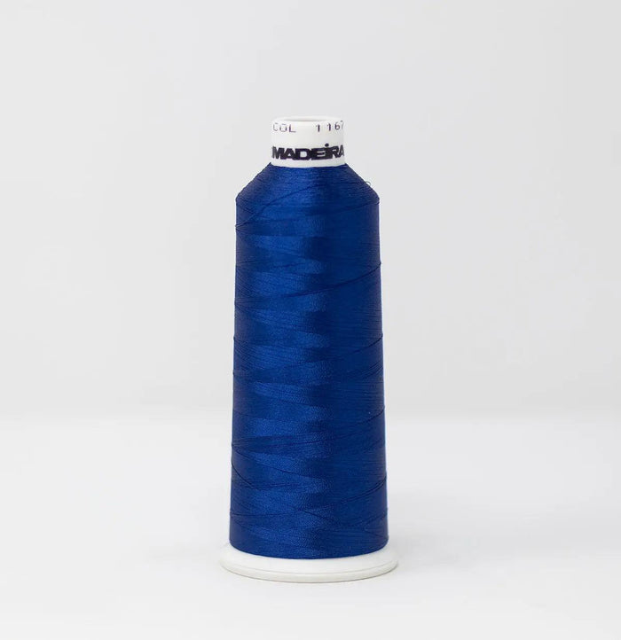 Madeira Rayon 1167 Blue Ink Embroidery Thread 5500 Yards