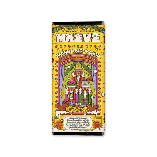 MAEVE Peanut Buddy Crisp Truffle - Holiday Bar