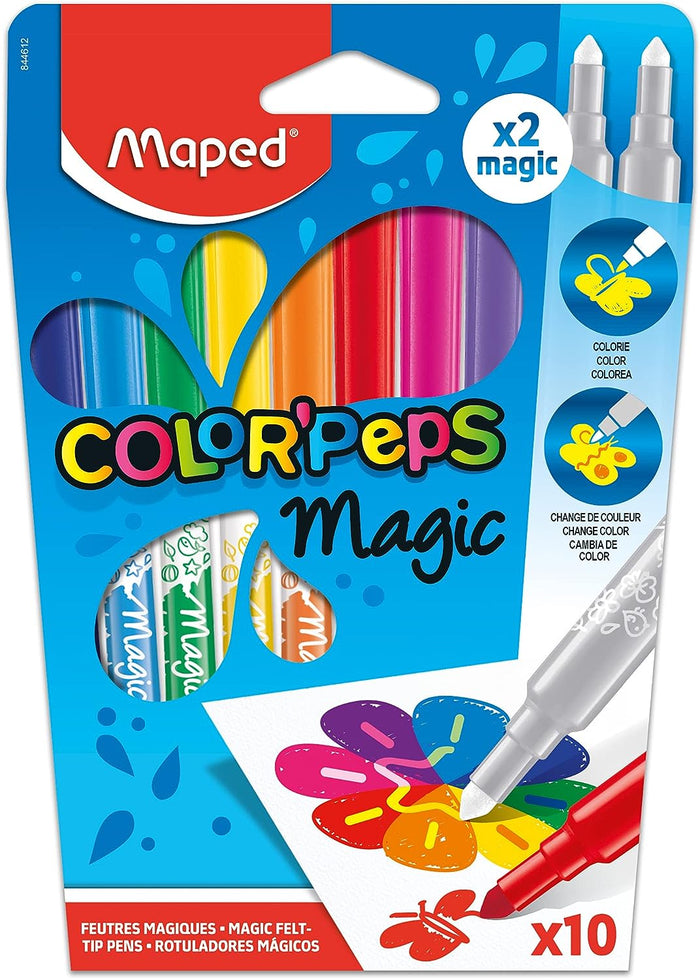 Maped Magic Felt Pens Peps X10 Box - Office R Us Lagos