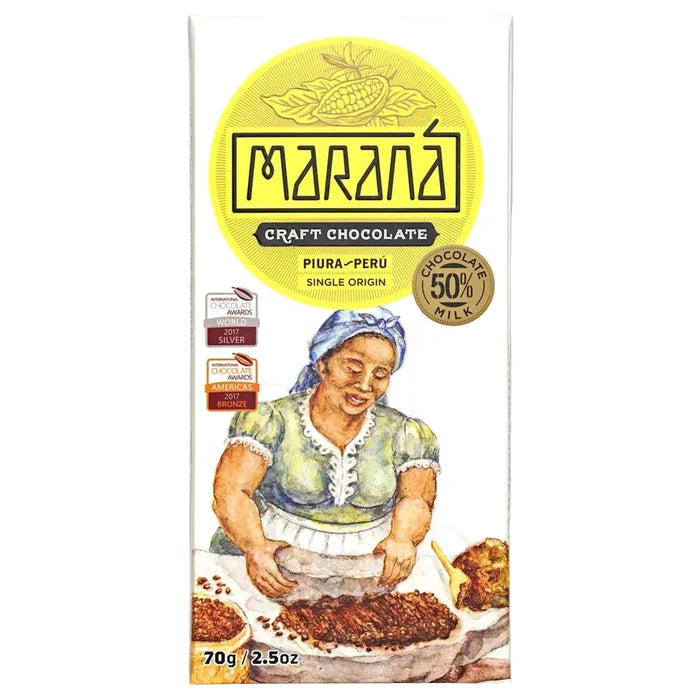 MARANA 50% Peru Milk Chocolate